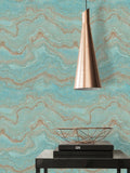 Galerie water marble wallpaper roll, UK version