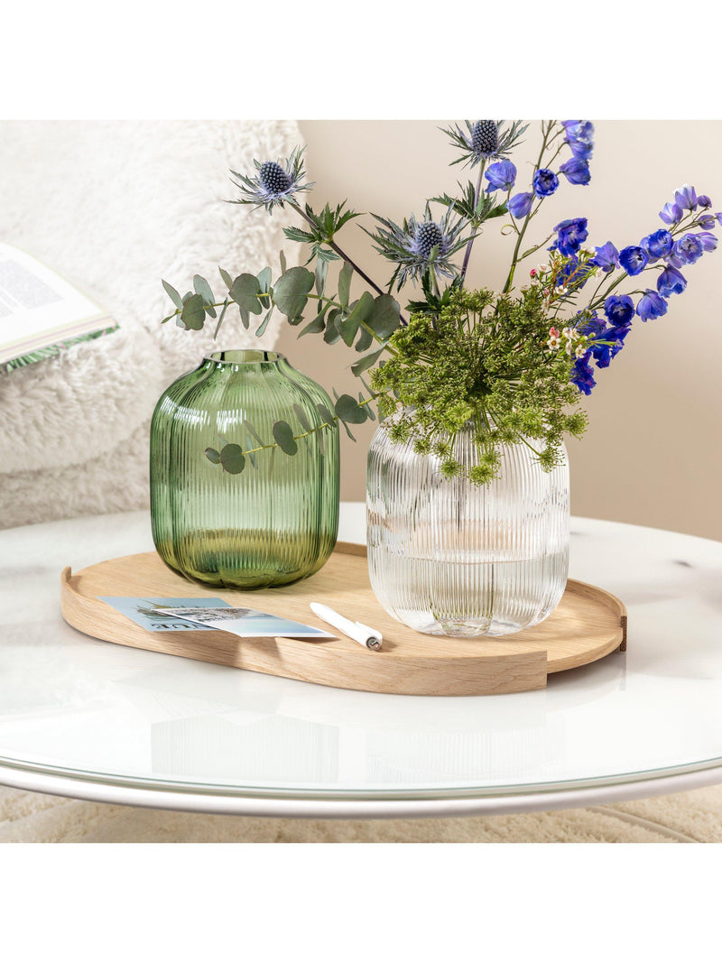 Villeroy & Boch Fleur glass vase H19cm (British brand)