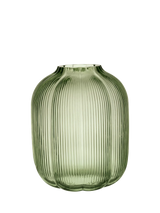 John Lewis Villeroy & Boch Fleur Glass Vase Vert, 19cm- Buy online at McGrocer
