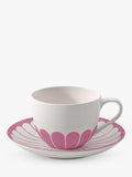 Villeroy & Boch porcelain coffee cup and saucer set, Cassis variant, 160ml (British brand)