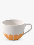 Villeroy & Boch floral porcelain cup and saucer set, 160ml, Soleil (British brand)