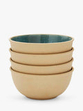 Portmeirion Minerals stoneware cereal bowl 15.2cm jade - British product