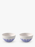 Villeroy & Boch porcelain cereal bowl set with floral design, 14cm bleu (British brand)