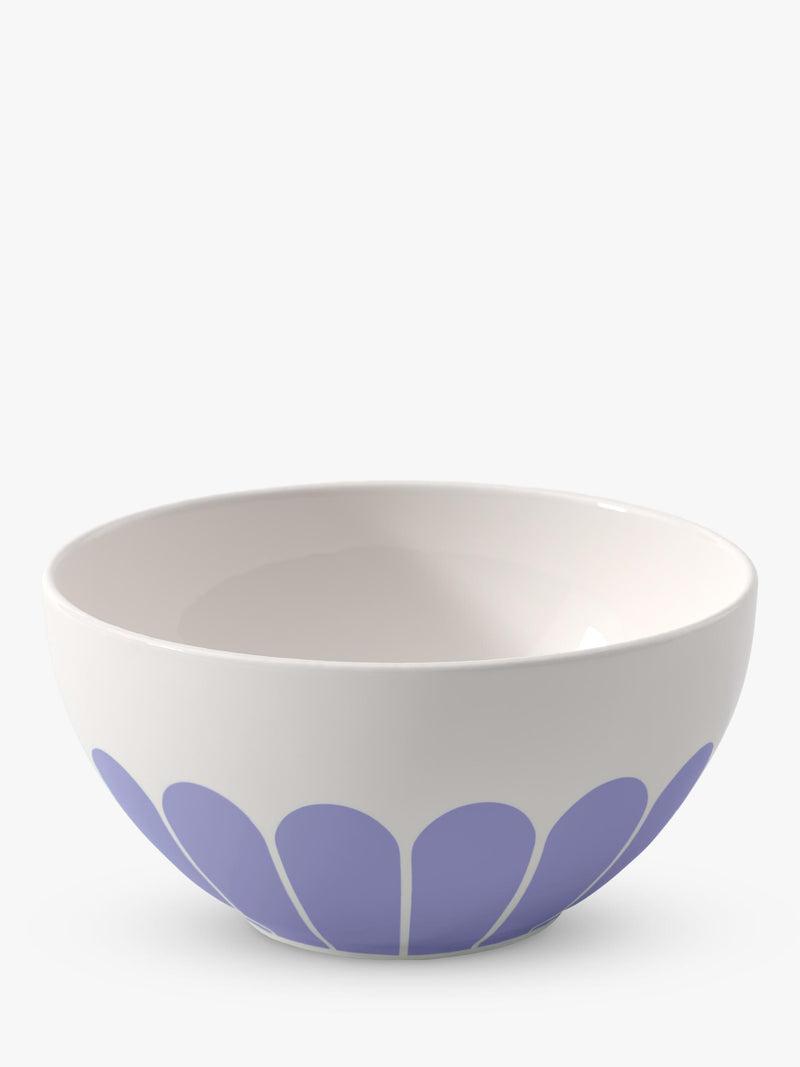 Villeroy & Boch porcelain cereal bowl set with floral design, 14cm bleu (British brand)