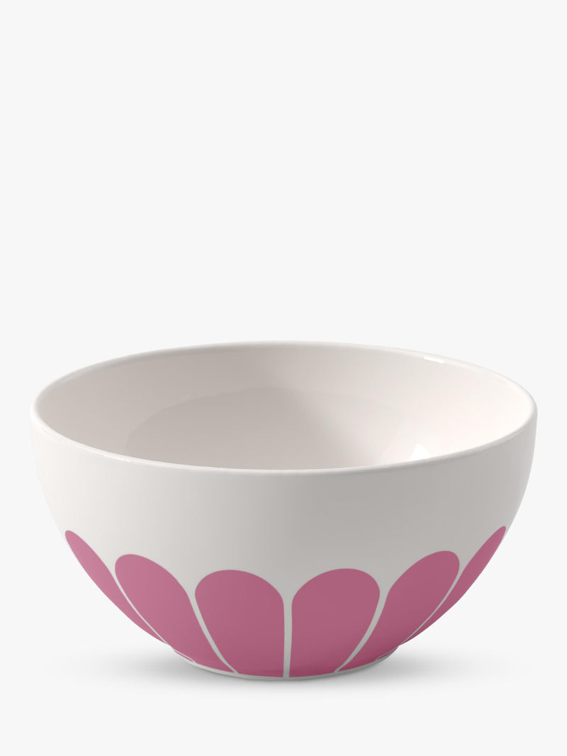 Villeroy & Boch Fleur porcelain cereal bowl in Cassis, set of 2, 14cm (British brand)