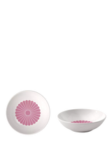 John Lewis Villeroy & Boch Fleur Porcelain Dessert Bowl Cassis, Set of 2, 13cm- Buy online at McGrocer