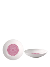 John Lewis Villeroy & Boch Fleur Porcelain Pasta Bowl, Cassis, Set of 2, 24cm- Buy online at McGrocer