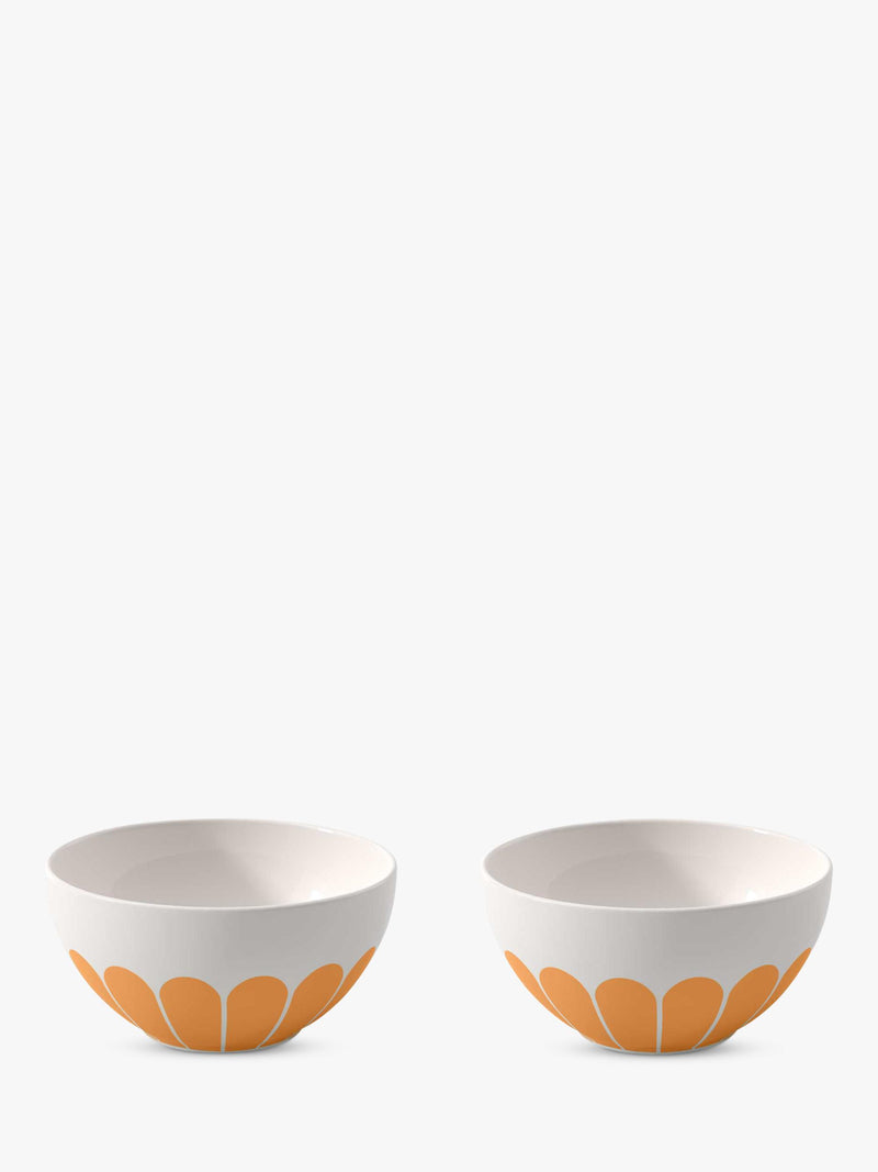 Villeroy & Boch porcelain cereal bowl set of 2, 14cm diameter (British brand)