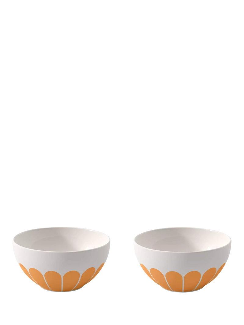 Villeroy & Boch porcelain cereal bowl set of 2, 14cm diameter (British brand)