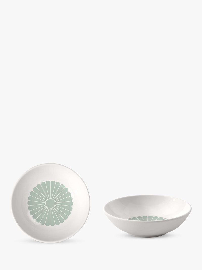 Villeroy & Boch porcelain dessert bowl set of 2, 13cm vert (British brand)