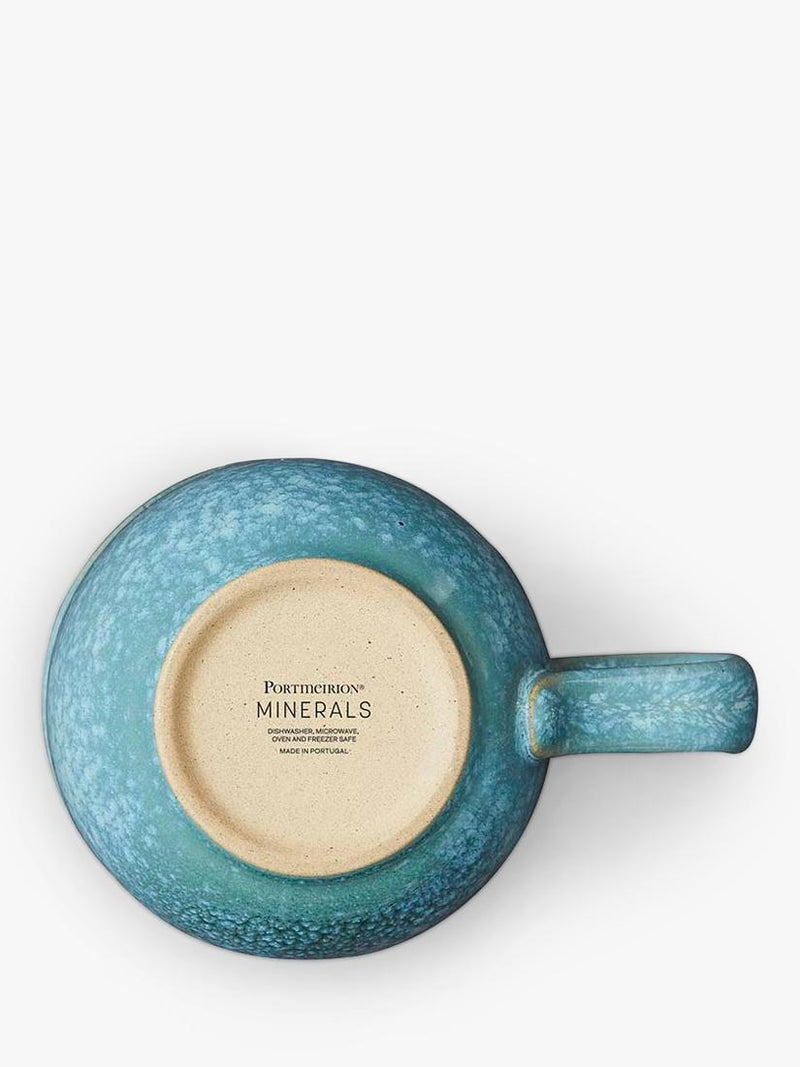 Portmeirion Minerals stoneware mug jade 300ml, UK version