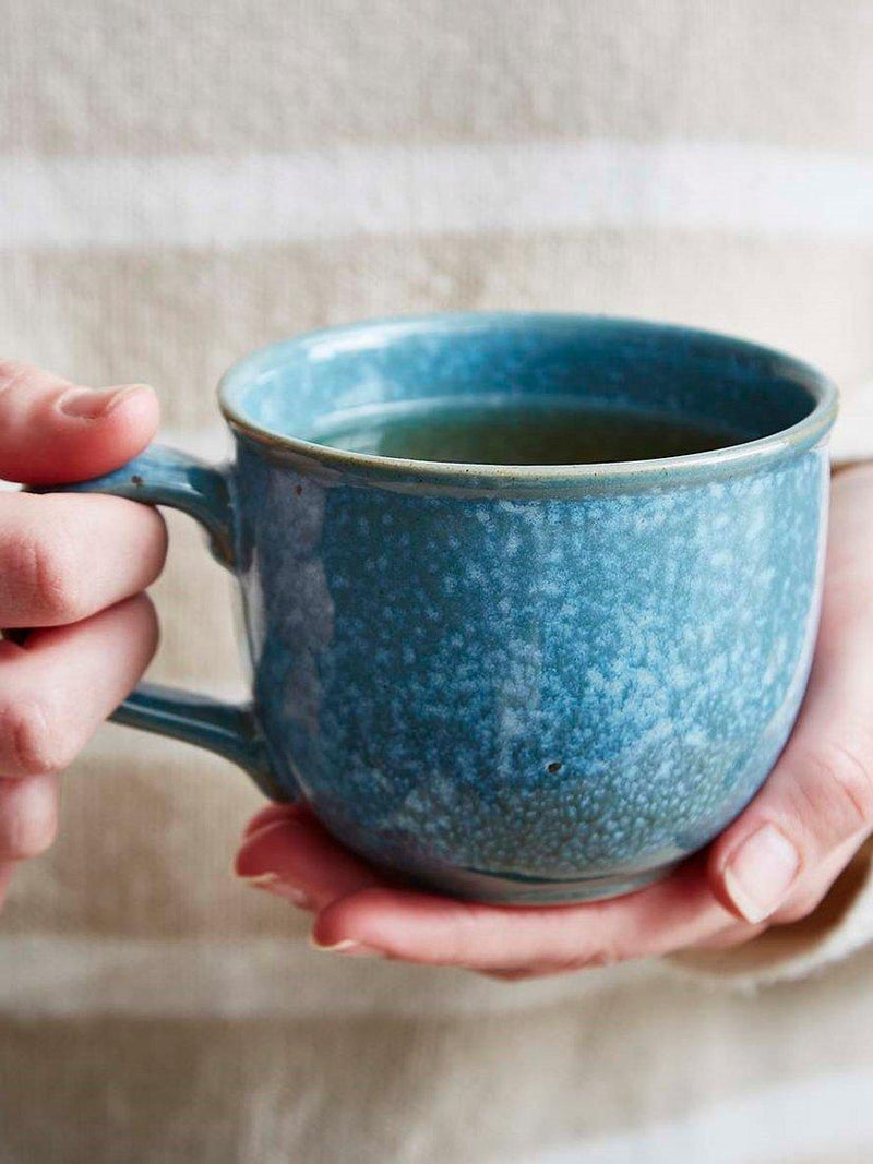 Portmeirion Minerals stoneware mug jade 300ml, UK version