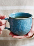 Portmeirion Minerals stoneware mug jade 300ml, UK version
