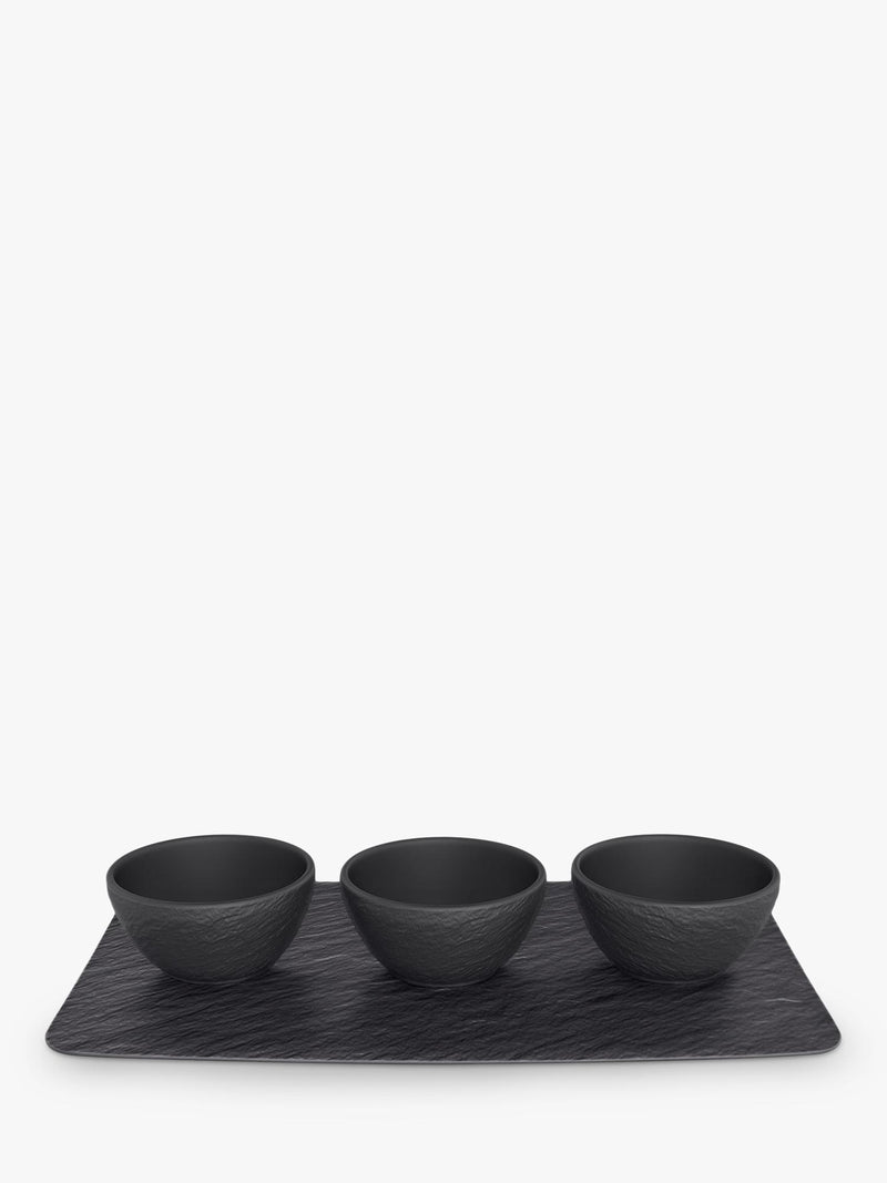 Villeroy Boch porcelain dip set 4 piece 70ml (British brand)