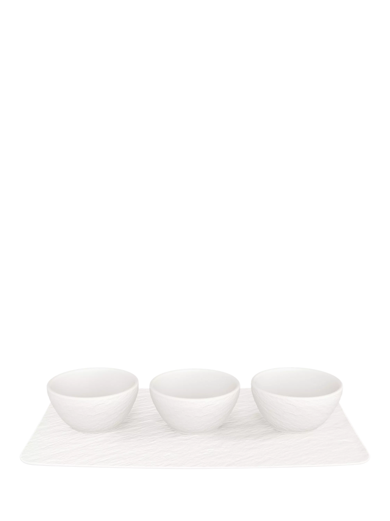 Villeroy Boch porcelain dip set 4 piece 70ml (British brand)