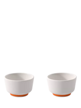 John Lewis Porcelain Dip Bowl Set, 2 Pieces, 8cm, Geometric Pattern in Multi Colours- Buy online at McGrocer