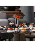 Villeroy & Boch geometric pattern porcelain dip bowls, set of 2, 8cm (British brand)