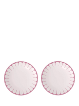 John Lewis Villeroy & Boch Fleur Porcelain Dinner Plate Set of 2, 26cm, Cassis- Buy online at McGrocer