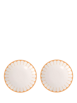 John Lewis Floral Porcelain Breakfast Plates, Set of 2, 21cm Diameter- Buy online at McGrocer