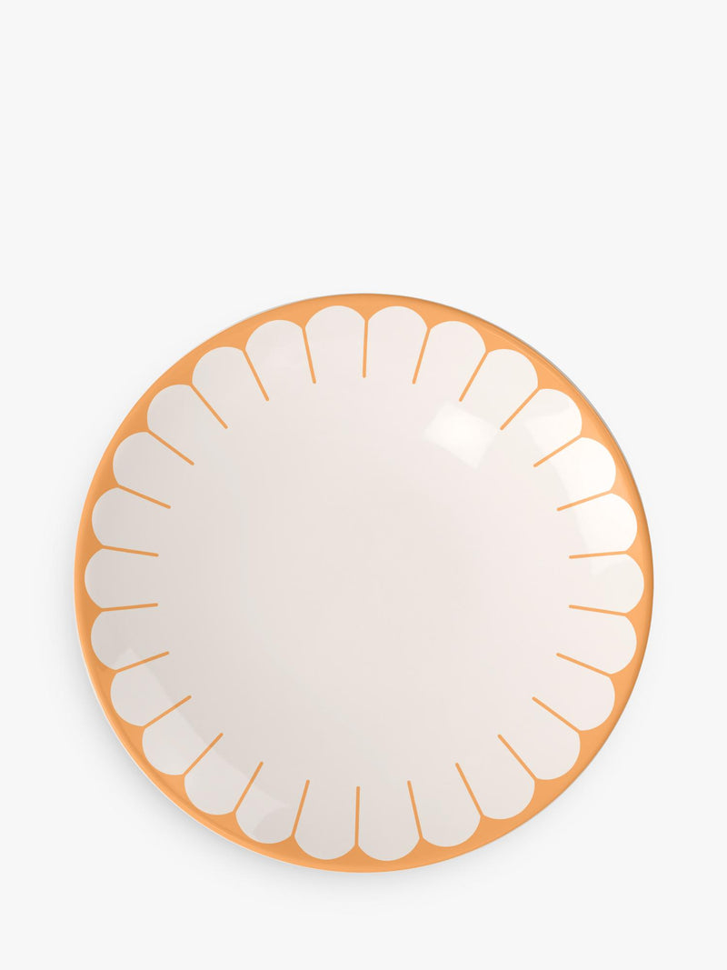 Villeroy & Boch porcelain breakfast plates with floral design, set of 2, 21cm diameter (British brand)