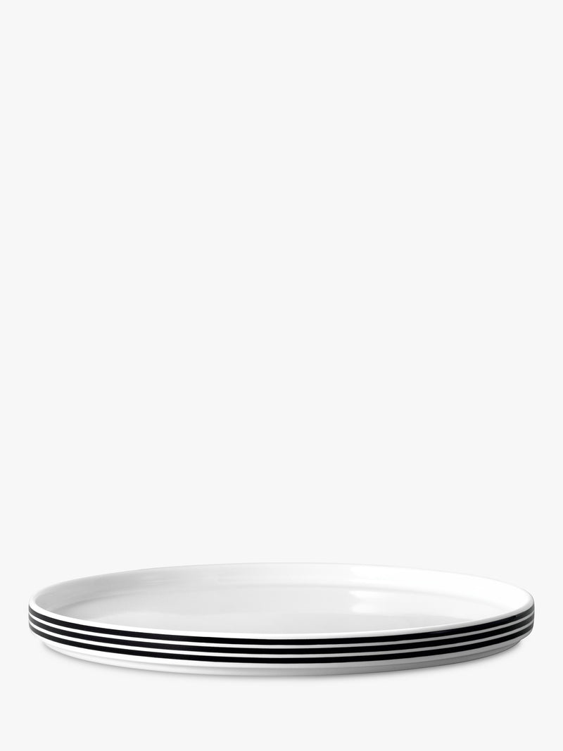 Porcelain Dinner Plate 24cm with Vibrant Geometric Design