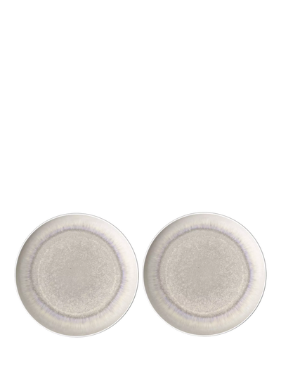 مجموعة طبقين عشاء Villeroy & Boch Perlemor بورسلين من John Lewis، 27 سم، رملي - اشترِ عبر الإنترنت من McGrocer