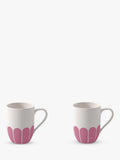 Villeroy & Boch porcelain mug set of 2 with floral design, 290ml, Cassis (British brand)
