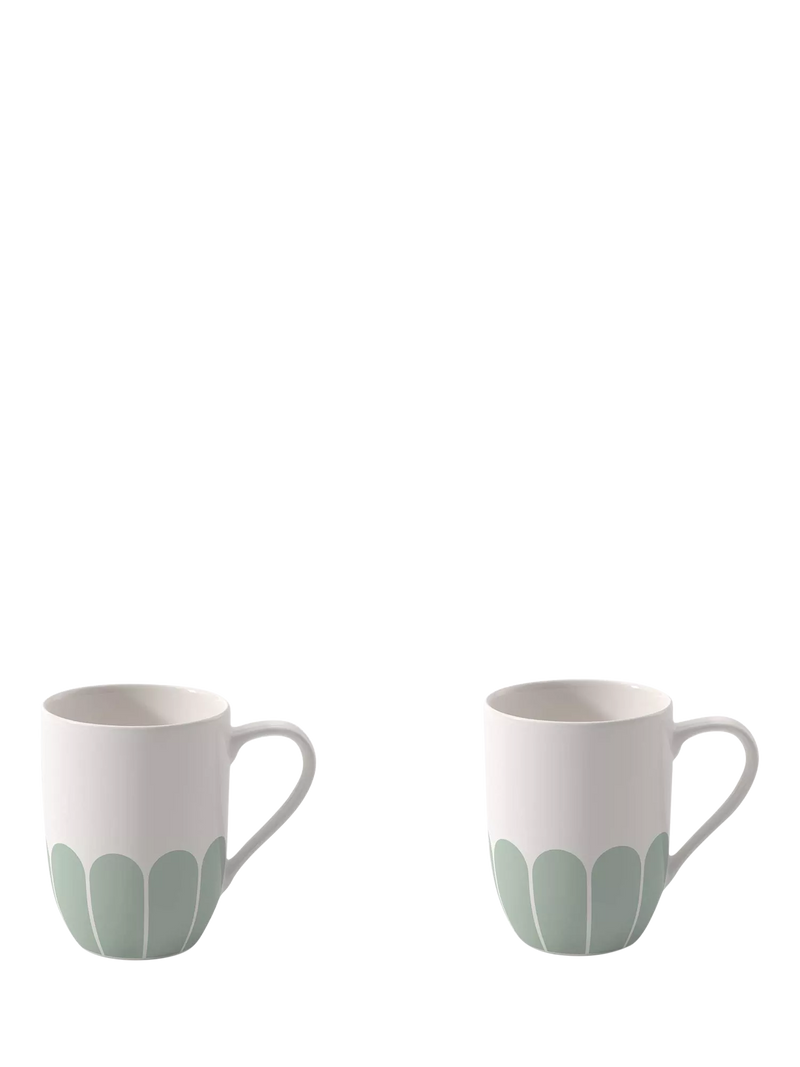 Villeroy & Boch Fleur porcelain mug set 290ml, imported from the UK