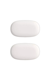 John Lewis Villeroy & Boch Afina Porcelain Serving Dish, Set of 2, 23cm, White- Buy online at McGrocer