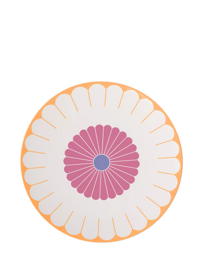 John Lewis Porcelain Round Serving Platter with Floral Pattern, 31cm, Couleur- Buy online at McGrocer