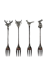 John Lewis Selbrae House Country Animals Pastry Forks, Set of 4- Buy online at McGrocer