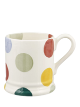 John Lewis Emma Bridgewater Big Polka Dot Half Pint Earthenware Mug 300ml- Buy online at McGrocer