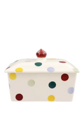 Emma Bridgewater Polka Dot earthenware butter dish, UK version