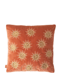 Elizabeth Scarlett Sun Goddess Rust cushion - British product