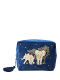 Elizabeth Scarlett Elephant wash bag in navy British product