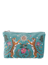 John Lewis Elizabeth Scarlett Celestial Tiger Pouch, Light Blue- Buy online at McGrocer