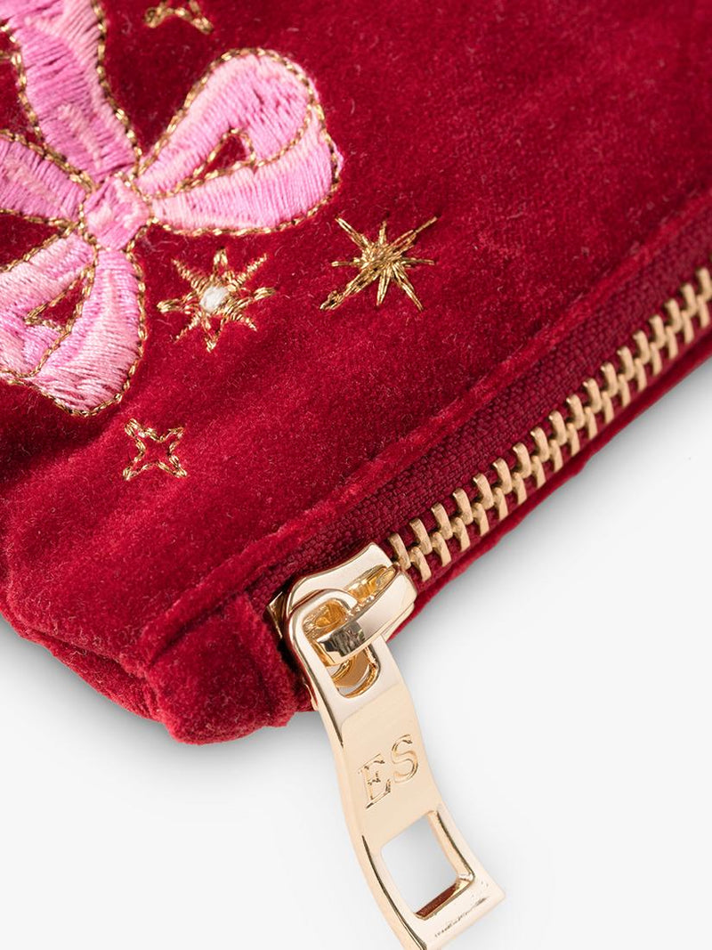 Elizabeth Scarlett Dazzling Bow Pouch pink, H20 cm (British brand)