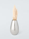 John Lewis hammered mirror glass vase 20cm, imported from the UK
