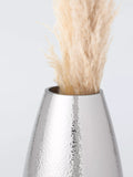 John Lewis hammered mirror glass vase 20cm, imported from the UK