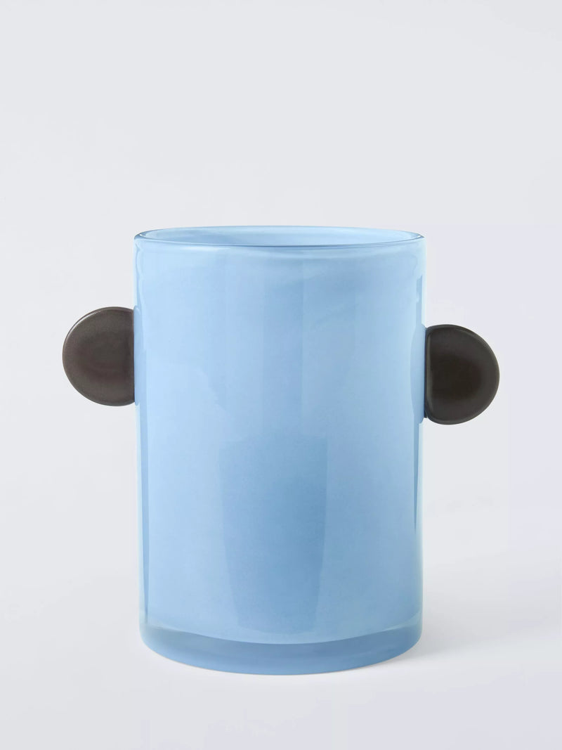 John Lewis vase blue cocoa H17cm, UK version
