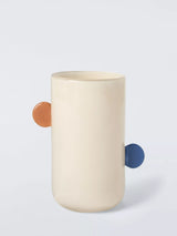 John Lewis John Lewis Irregular Ear Glass Vase, Tri Colour, H23.5cm- Buy online at McGrocer