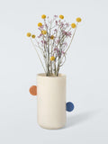 John Lewis irregular ear glass vase tri colour 23.5cm - British product