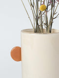 John Lewis irregular ear glass vase tri colour 23.5cm - British product