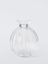 John Lewis John Lewis Gourd Glass Bud Vase Clear 10.7cm- Buy online at McGrocer