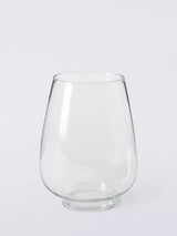 John Lewis John Lewis Tall Oval Glass Vase, H32cm, Clear- Buy online at McGrocer