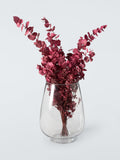 John Lewis tall oval glass vase H32cm clear, UK version
