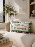 The Pillow Drop Good Vibes cushion 30x50cm - British product