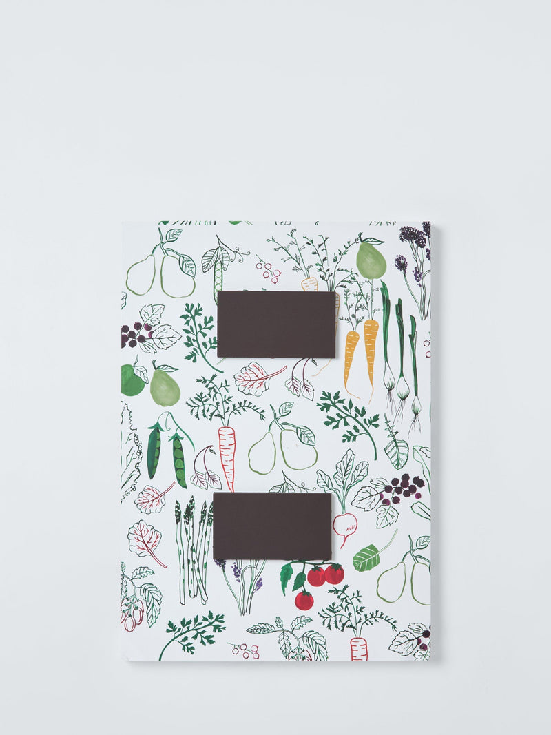 John Lewis X Deliciously Ella green magnetic meal planner A4 - British product