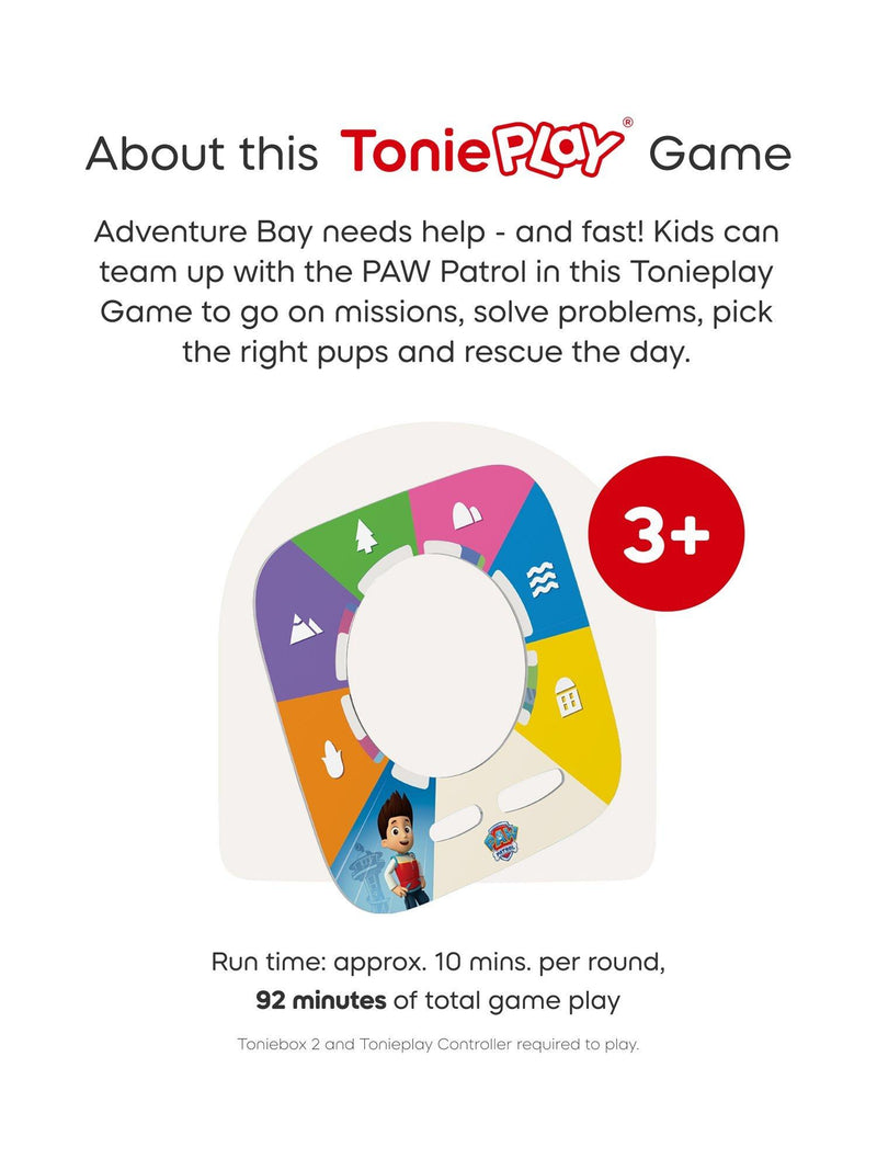 tonies Tonieplay game PAW Patrol, UK version