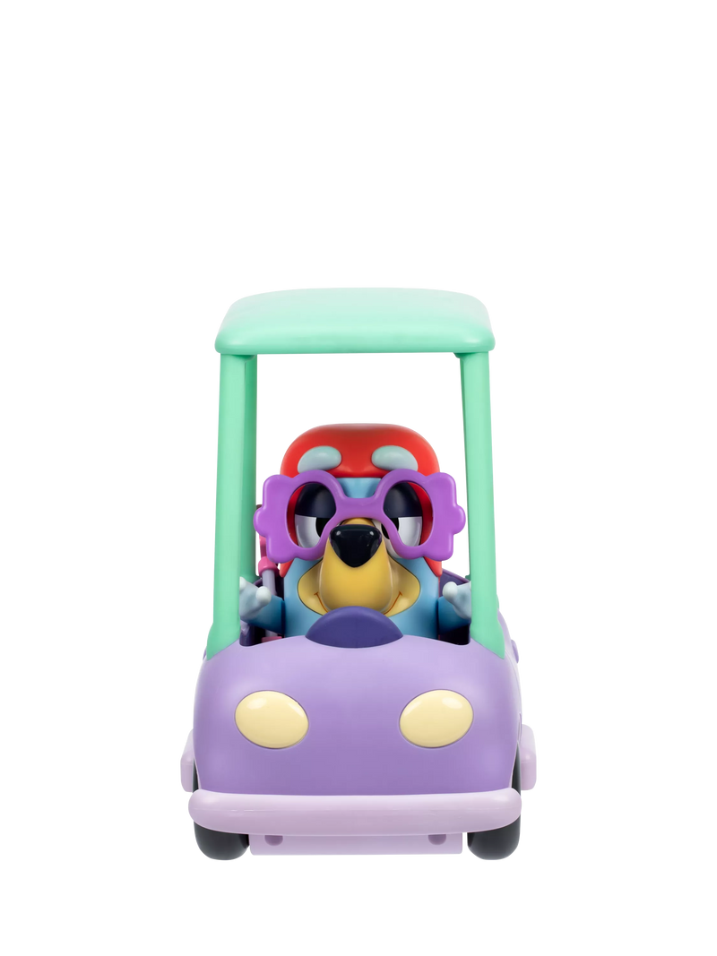 Bluey Grannies Car with Janet playset, imported from the UK
